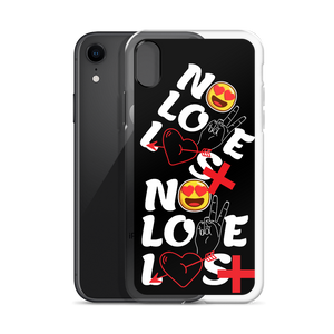 No Love Lost Black iPhone Case