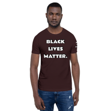 BLM (white font) Short-Sleeve Unisex T-Shirt