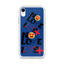 No Love Lost Blue iPhone Case