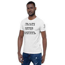 BLM (white font) Short-Sleeve Unisex T-Shirt