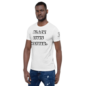 BLM (white font) Short-Sleeve Unisex T-Shirt