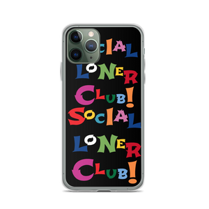 SLC Rainbow Black iPhone Cases