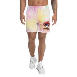 Mumble Rap Tie Dye All-Over Men's Athletic Long Shorts