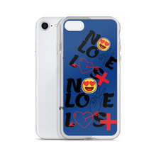 No Love Lost Blue iPhone Case