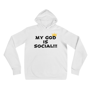 MY GOD Unisex hoodie in White