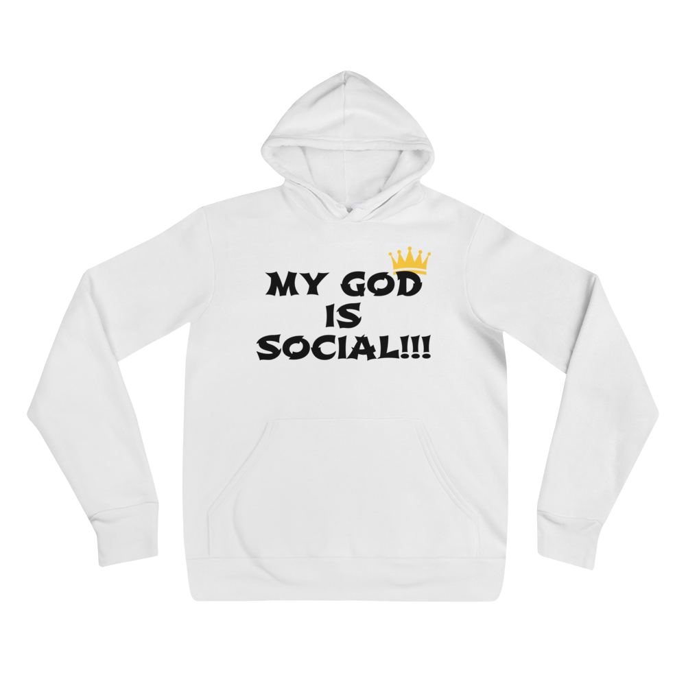 MY GOD Unisex hoodie in White