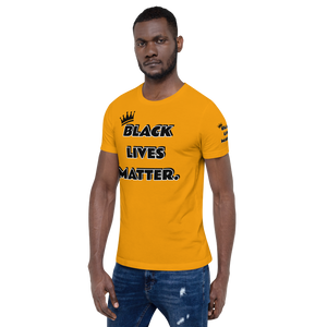 BLM (Black Font) Short-Sleeve Unisex T-Shirt