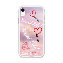 Social Life Clouds Pink iPhone Case