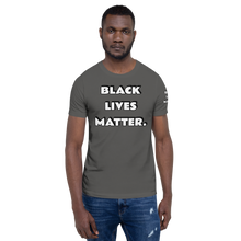 BLM (white font) Short-Sleeve Unisex T-Shirt