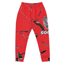 King of the Jungle Red Marble Unisex Joggers