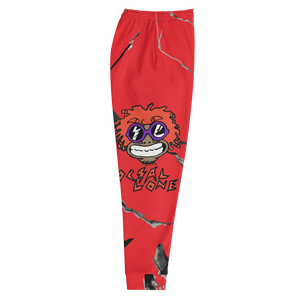 Mumble Rap Red Marble Unisex Joggers