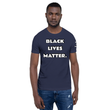 BLM (white font) Short-Sleeve Unisex T-Shirt