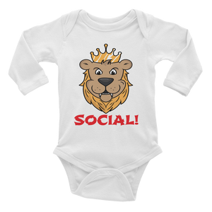 Young King Infant Long Sleeve Bodysuit in Multiple Colors