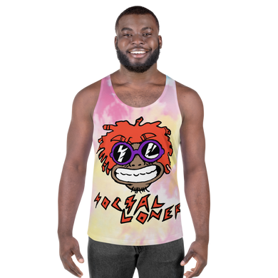 Mumble Rap Tie Dye All-Over Print Unisex Tank Top