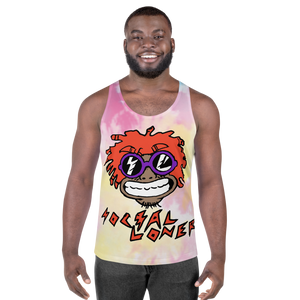 Mumble Rap Tie Dye All-Over Print Unisex Tank Top