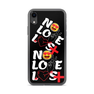 No Love Lost Black iPhone Case