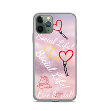 Social Life Clouds Pink iPhone Case