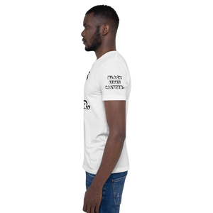 BLM (white font) Short-Sleeve Unisex T-Shirt