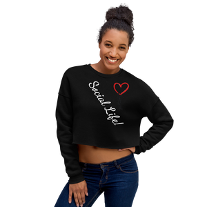 No Love Lost "Social Life" Crop Sweatshirt