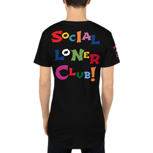 SLC Rainbow Left Chest & Back Logo Long Body Fly Tee