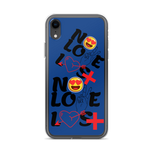 No Love Lost Blue iPhone Case