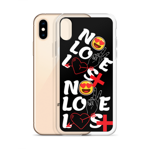 No Love Lost Black iPhone Case