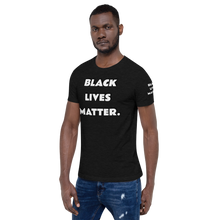 BLM (white font) Short-Sleeve Unisex T-Shirt