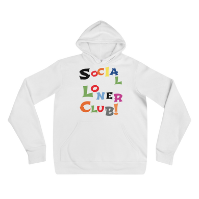 SLC Rainbow Unisex hoodie in White