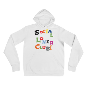 SLC Rainbow Unisex hoodie in White