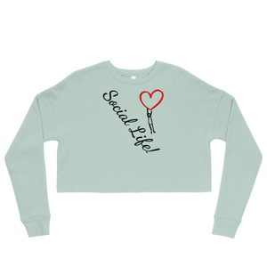 No Love Lost "Social Life" Crop Sweatshirt