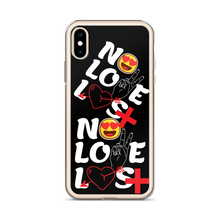 No Love Lost Black iPhone Case