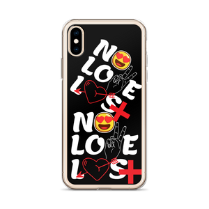 No Love Lost Black iPhone Case