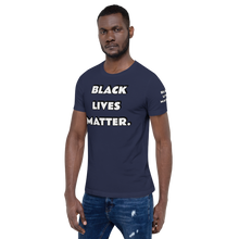 BLM (white font) Short-Sleeve Unisex T-Shirt