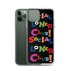 SLC Rainbow Black iPhone Cases