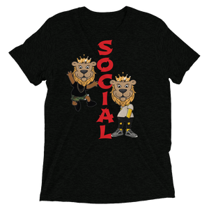 Young King Double Trouble Unisex Short sleeve Tri-blend t-shirts in various Colors