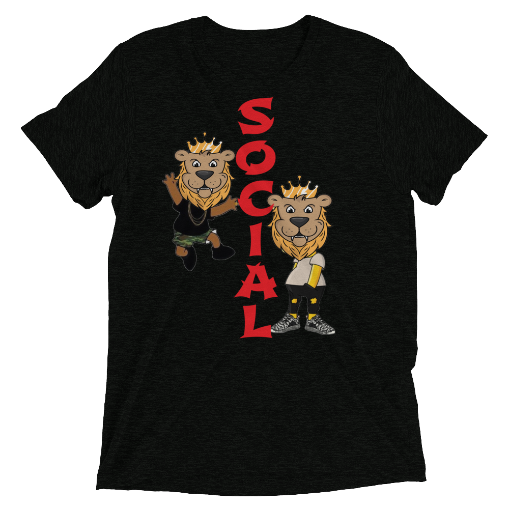 Young King Double Trouble Unisex Short sleeve Tri-blend t-shirts in various Colors