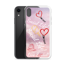 Social Life Clouds Pink iPhone Case