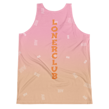 Crown Holder All-Over Print blended Orange Text Unisex Tank Top