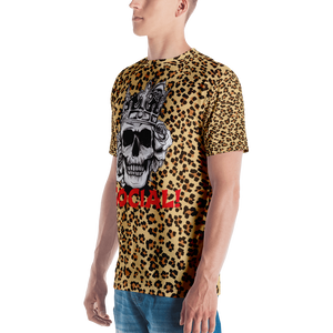 Crown Holder Leopard All - Over Men's T-shirt