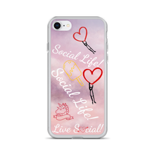 Social Life Clouds Pink iPhone Case