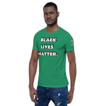 BLM (white font) Short-Sleeve Unisex T-Shirt