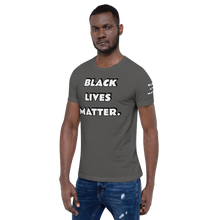 BLM (white font) Short-Sleeve Unisex T-Shirt