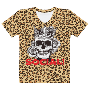 Leopard Crown Holder All-Over Women's T-shirt