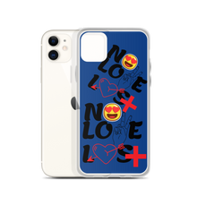 No Love Lost Blue iPhone Case