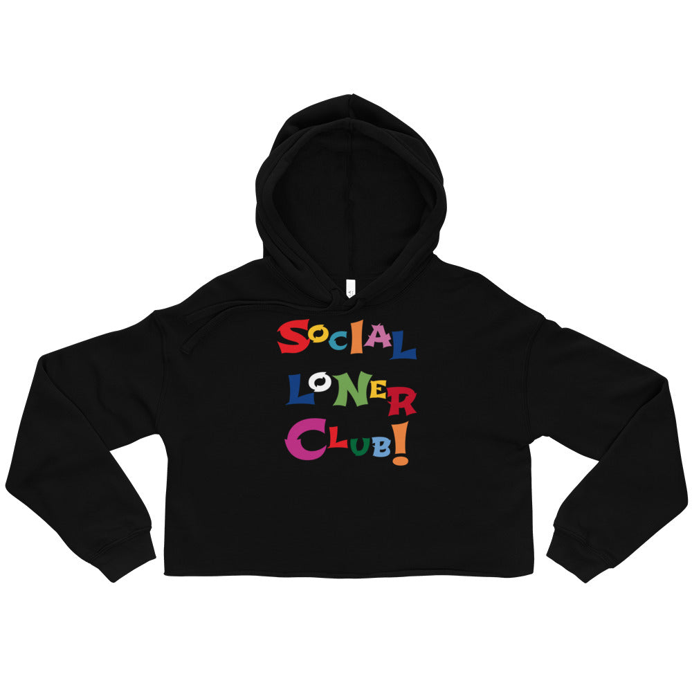 SLC Women's Rainbow Crop Hoodie