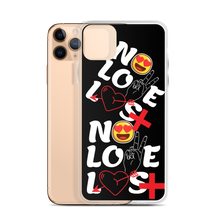 No Love Lost Black iPhone Case