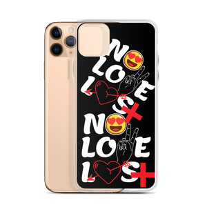 No Love Lost Black iPhone Case