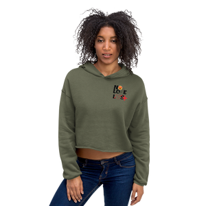 No Love Lost Logo Crop Hoodie