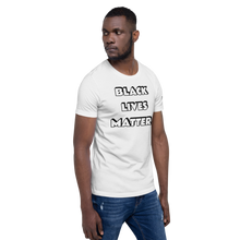 BLM (white font) Short-Sleeve Unisex T-Shirt