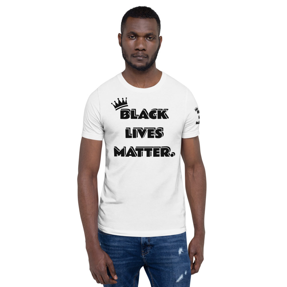 BLM (Black Font) Short-Sleeve Unisex T-Shirt